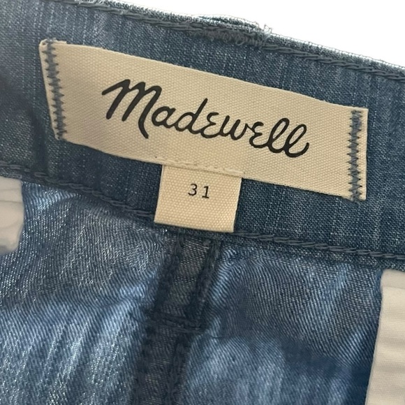 Madewell Pintuck Denim Shorts - Picture 9 of 11